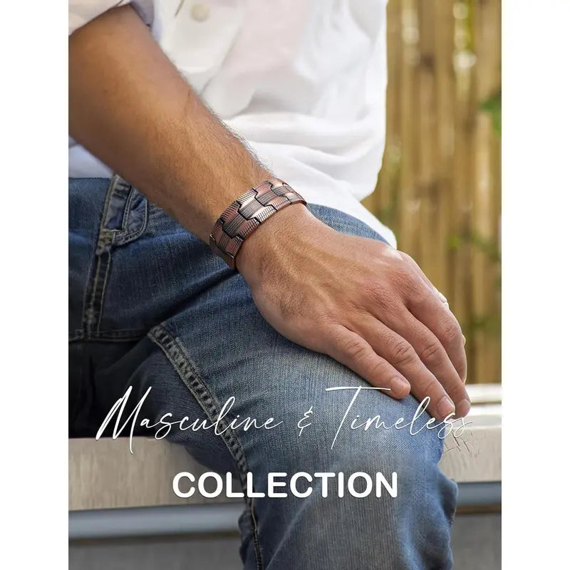 NESLEMY✨Copper magnetic bracelet——Relieve fatigue and promote blood circulation