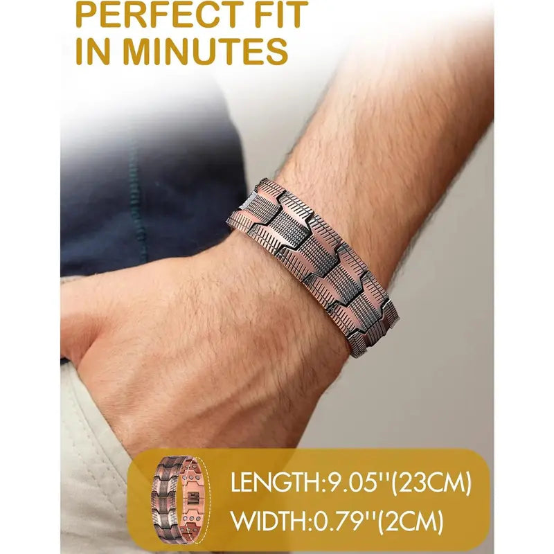 NESLEMY✨Copper magnetic bracelet——Relieve fatigue and promote blood circulation